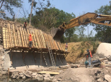 desazolve y construcción de muro de contención en el vaso regulador el dean, guadalajara, jalisco - acesa constructora